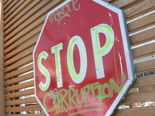 Stop korupciji, fotografiju snimio: Kenny Miller